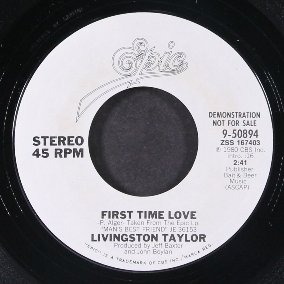first time love / same by LIVINGSTON TAYLOR