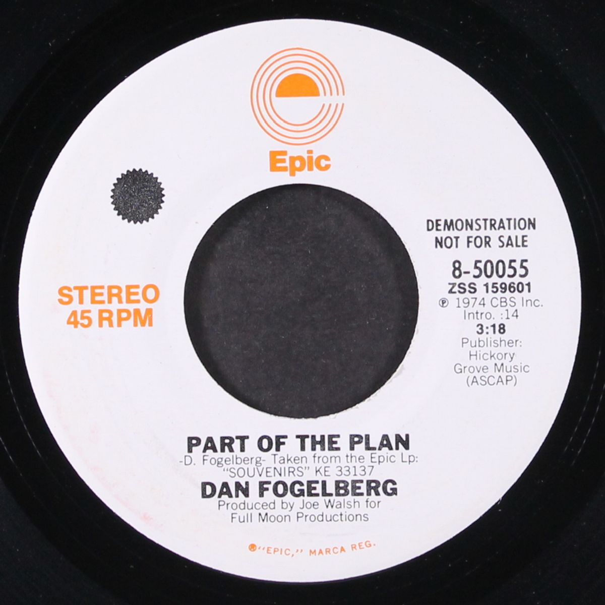 part of the plan / mono by DAN FOGELBERG