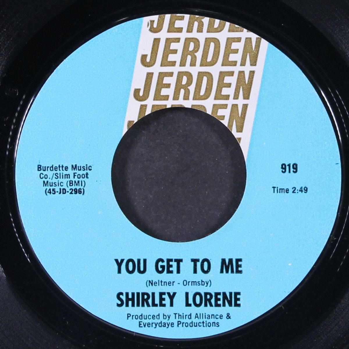 one night / you get to me by SHIRLEY LORENE