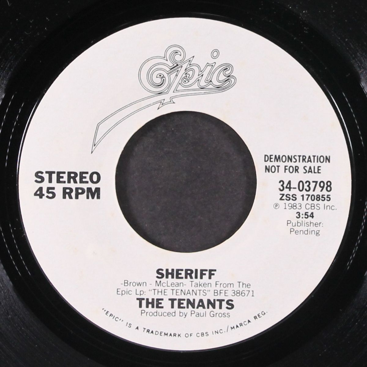 sheriff / same by TENANTS