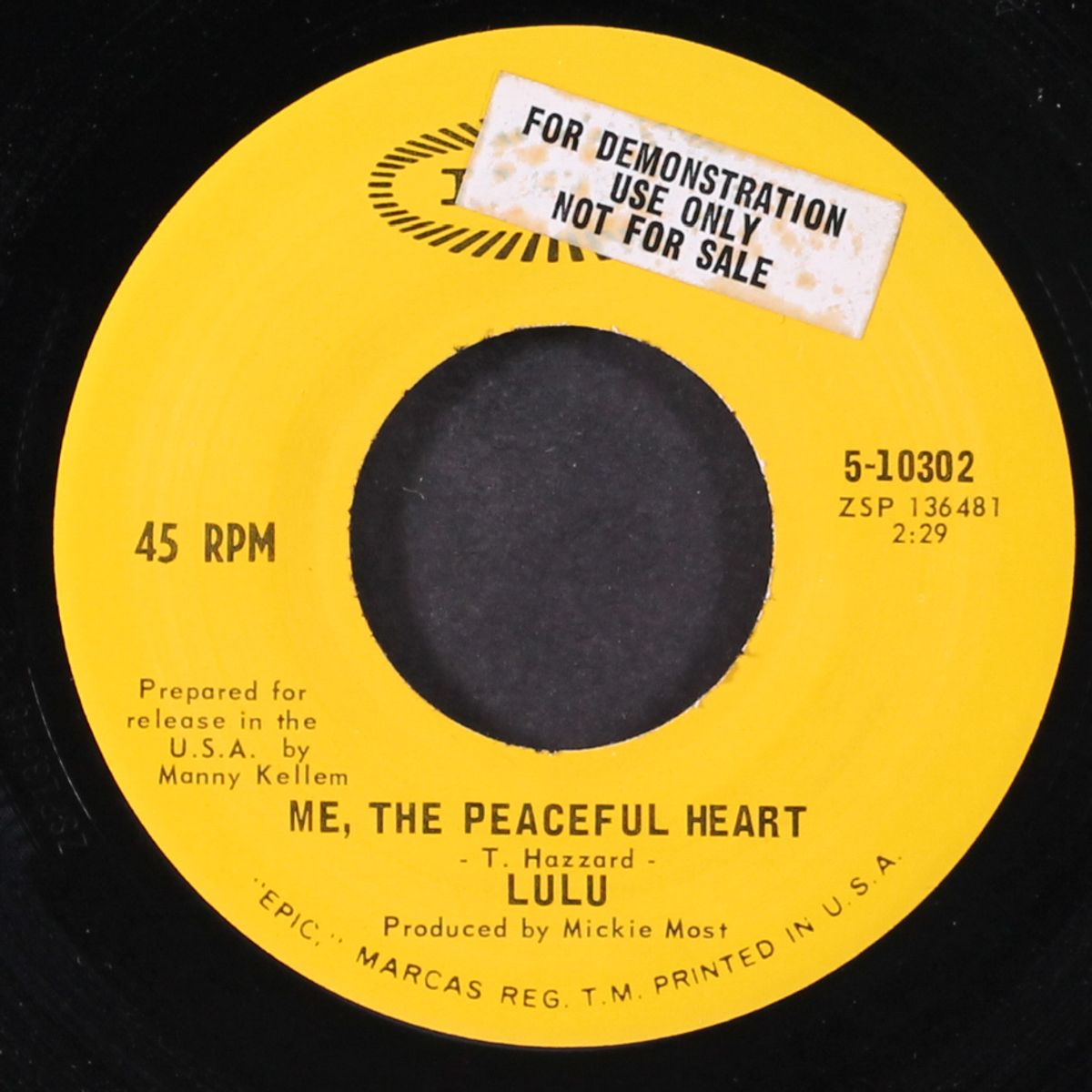 me, the peaceful heart / look out by LULU