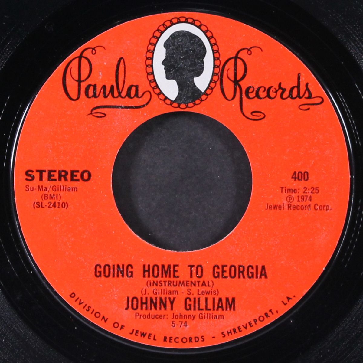 going home to georgia / instrumental by JOHNNY GILLIAM