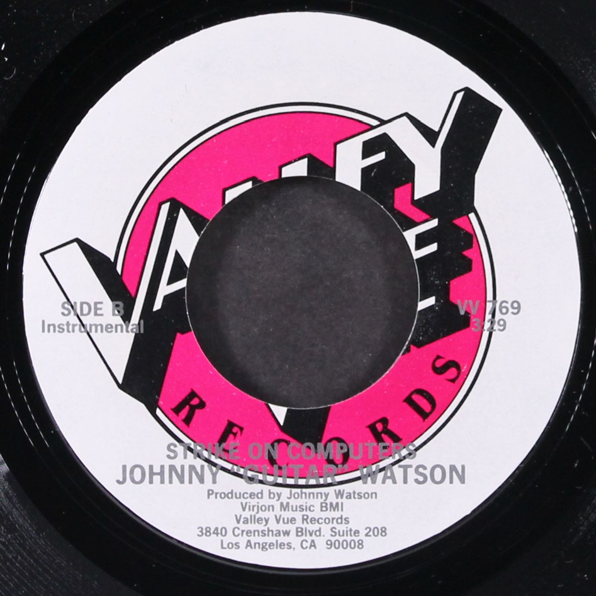 strike on computers by JOHNNY 'GUITAR' WATSON
