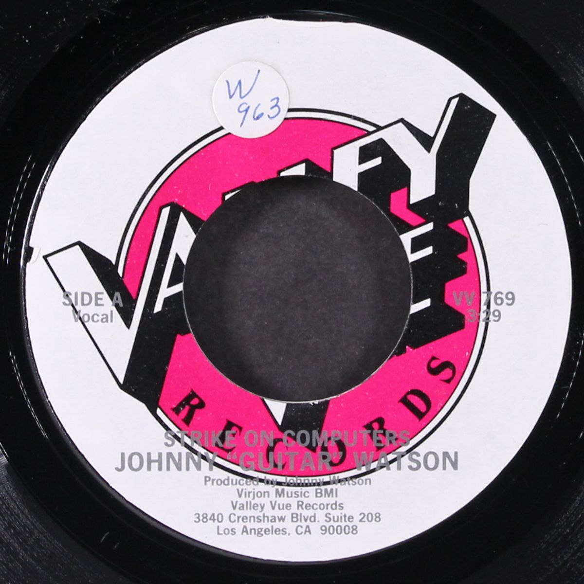 strike on computers by JOHNNY 'GUITAR' WATSON