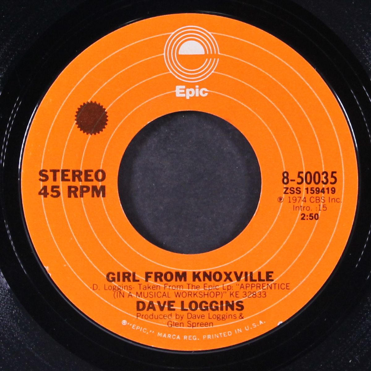 girl from knoxville by DAVE LOGGINS