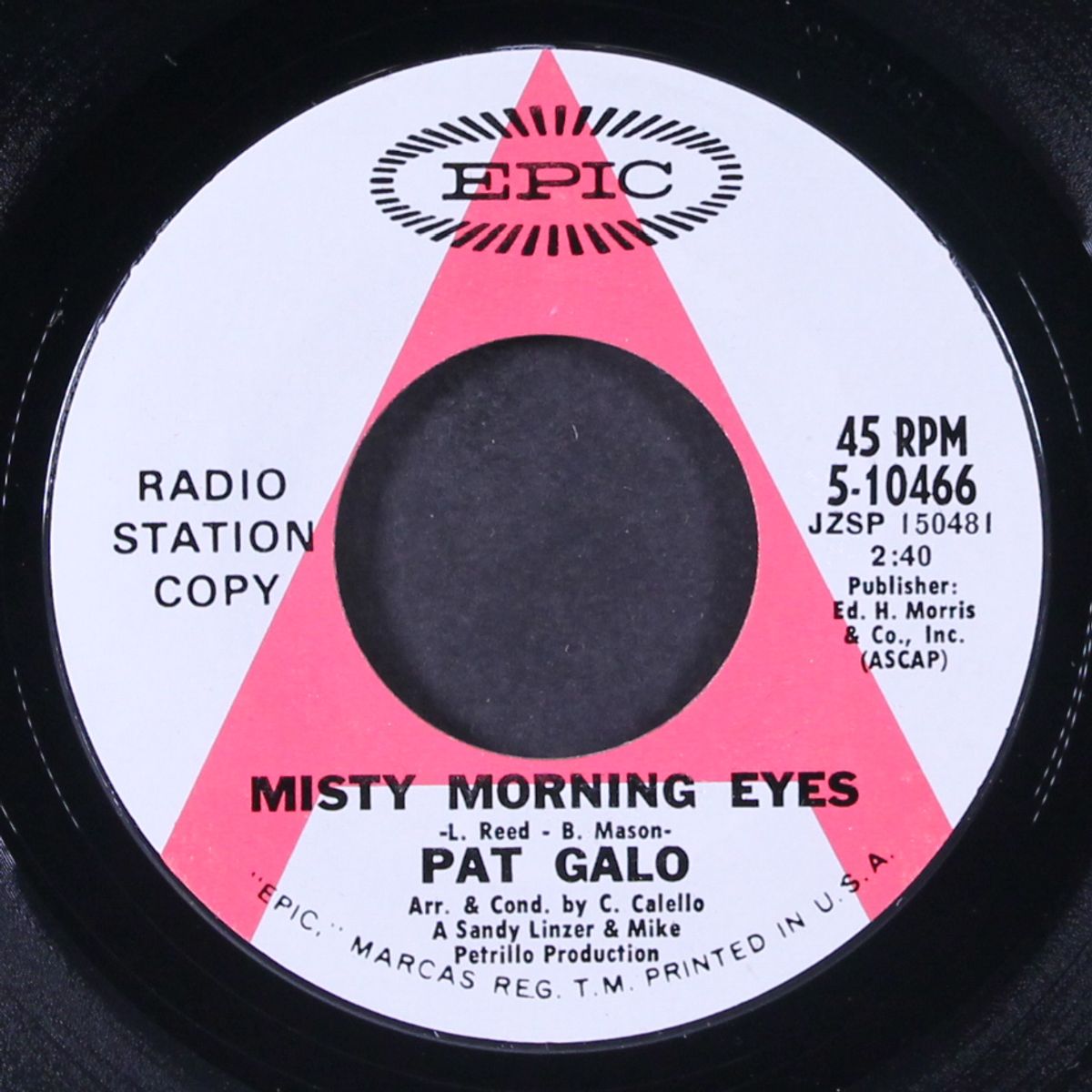 misty morning eyes / take one by PAT GALO