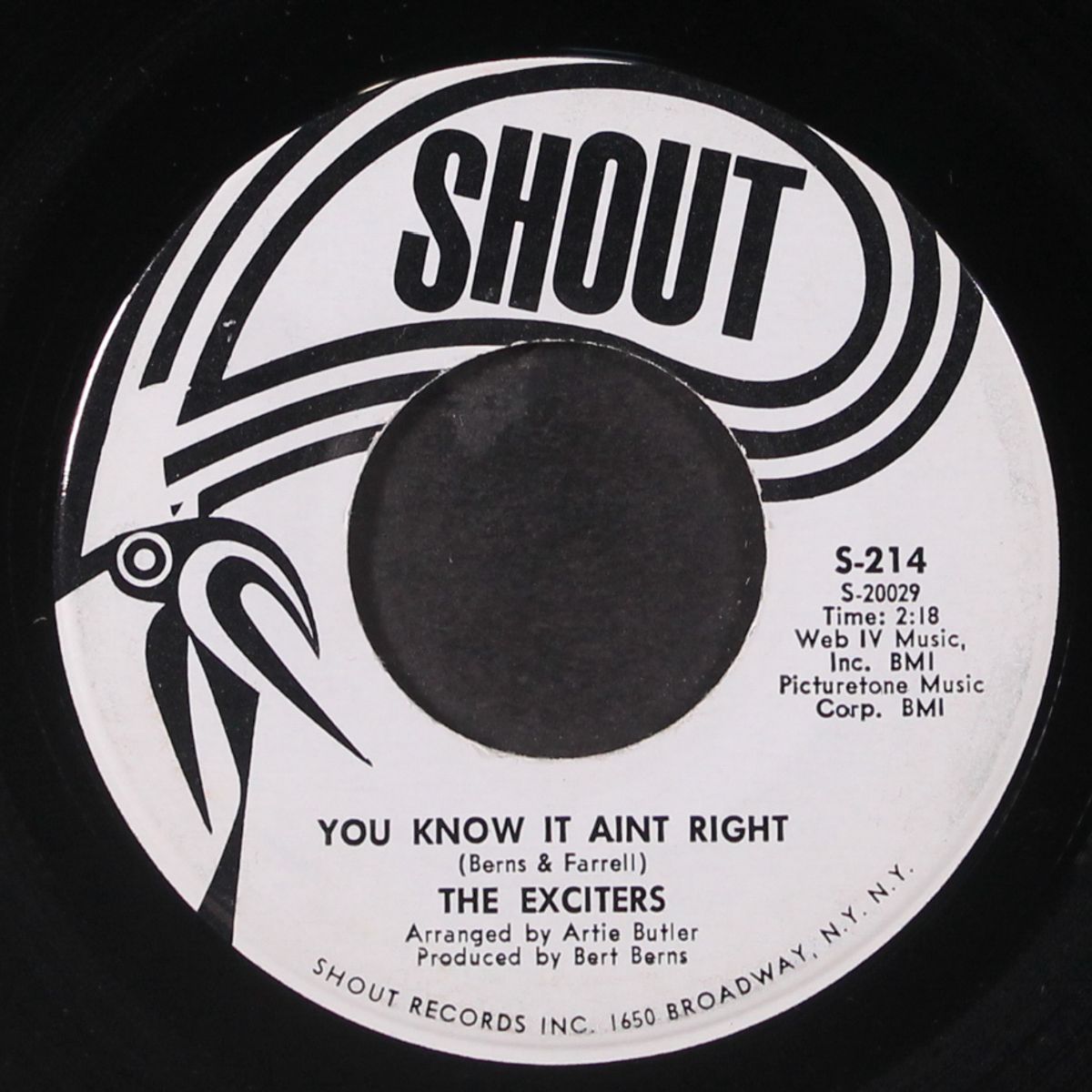 soul motion / you know it aint right by EXCITERS