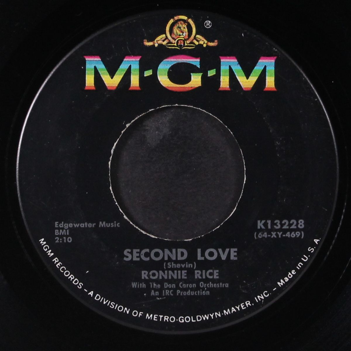 second love / bitter tears by RONNIE RICE