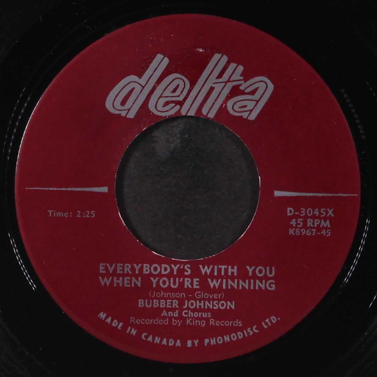 everybody's with you when you're winning by BUBBER JOHNSON