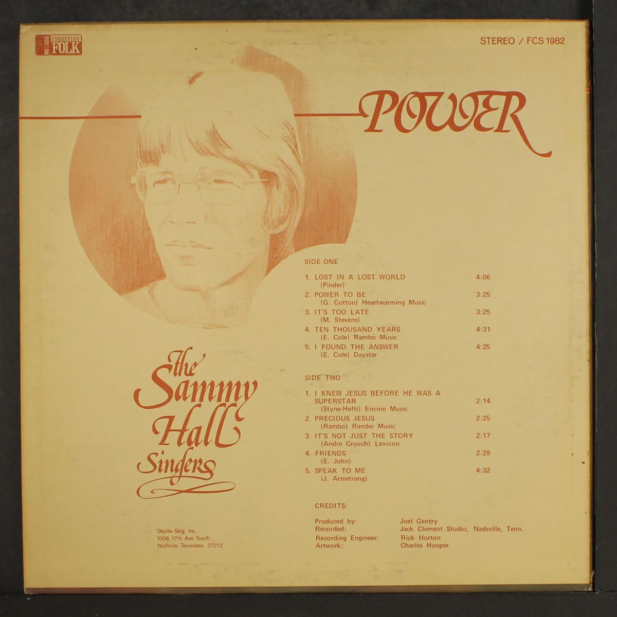 power by SAMMY HALL SINGERS