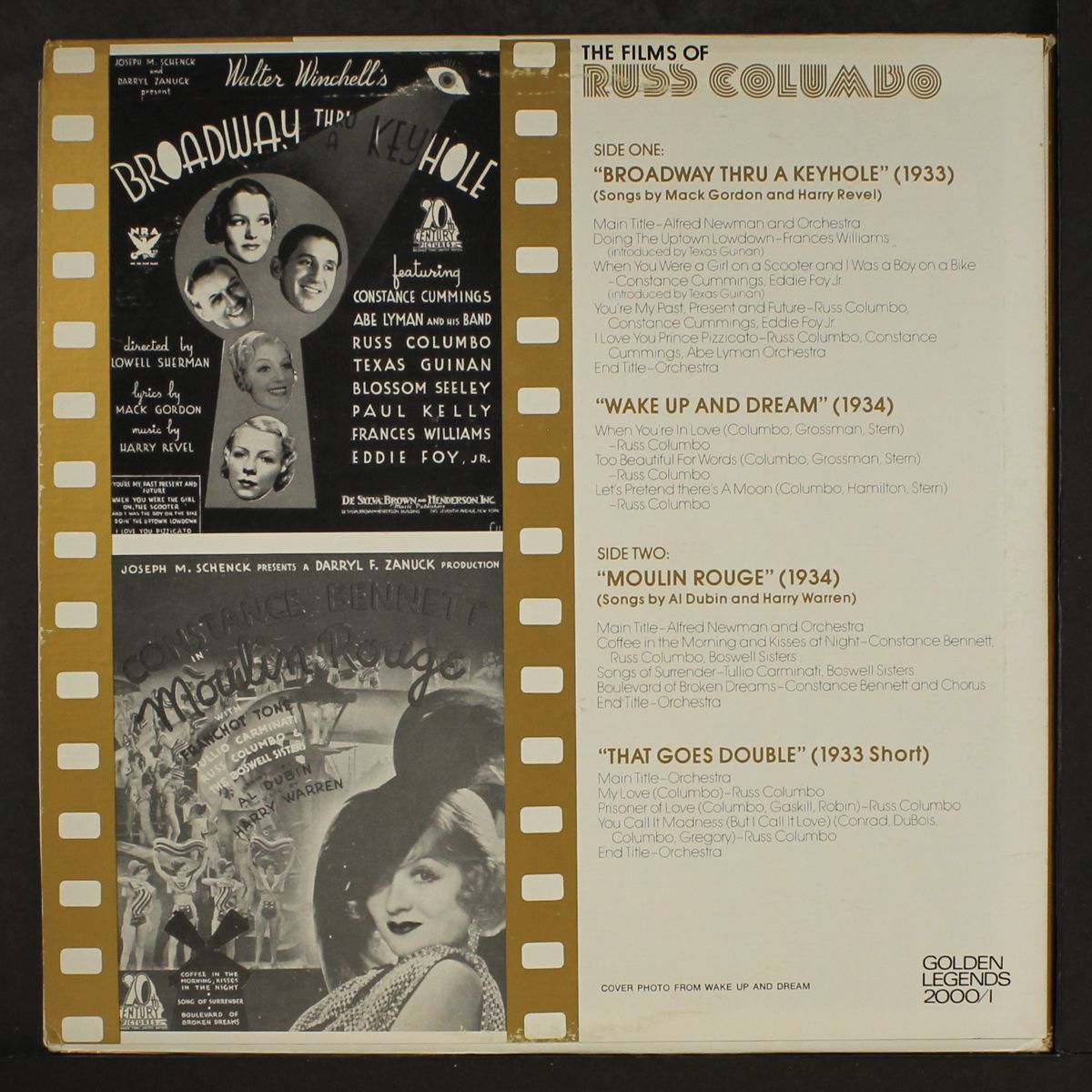 the films of by RUSS COLUMBO