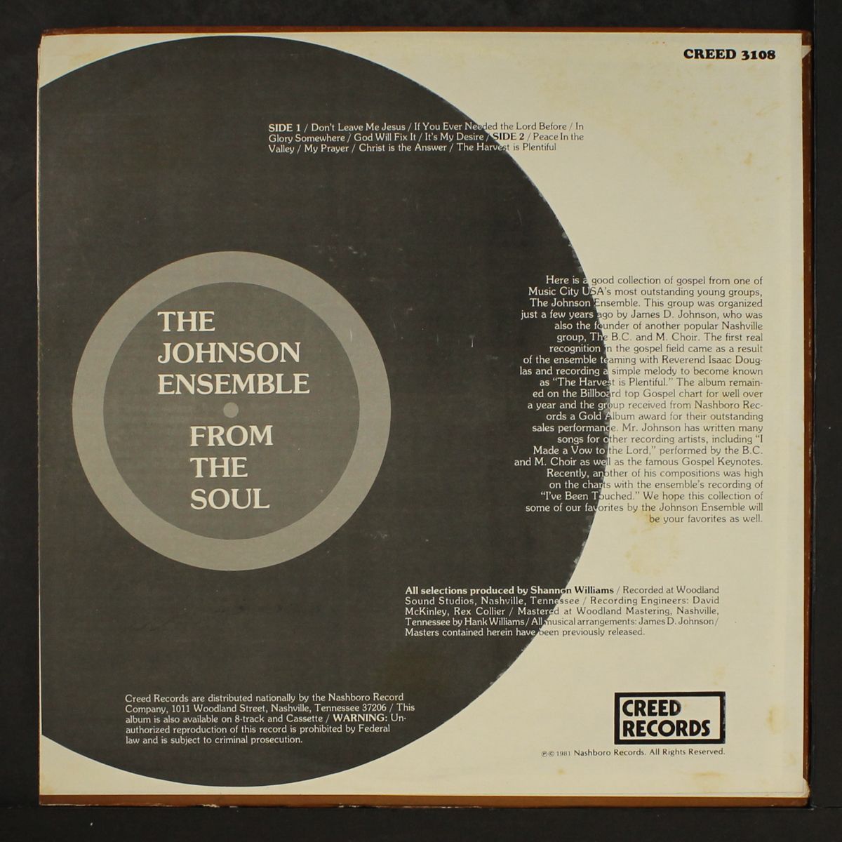 from the soul by JOHNSON ENSEMBLE