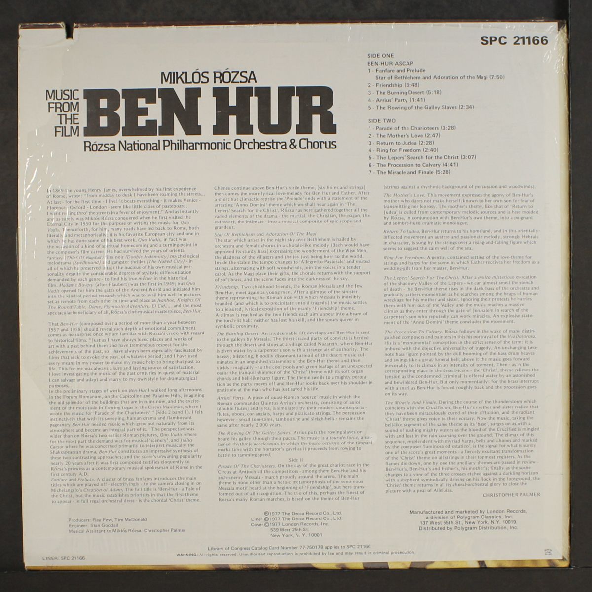 music from ben hur by MIKLOS ROZSA