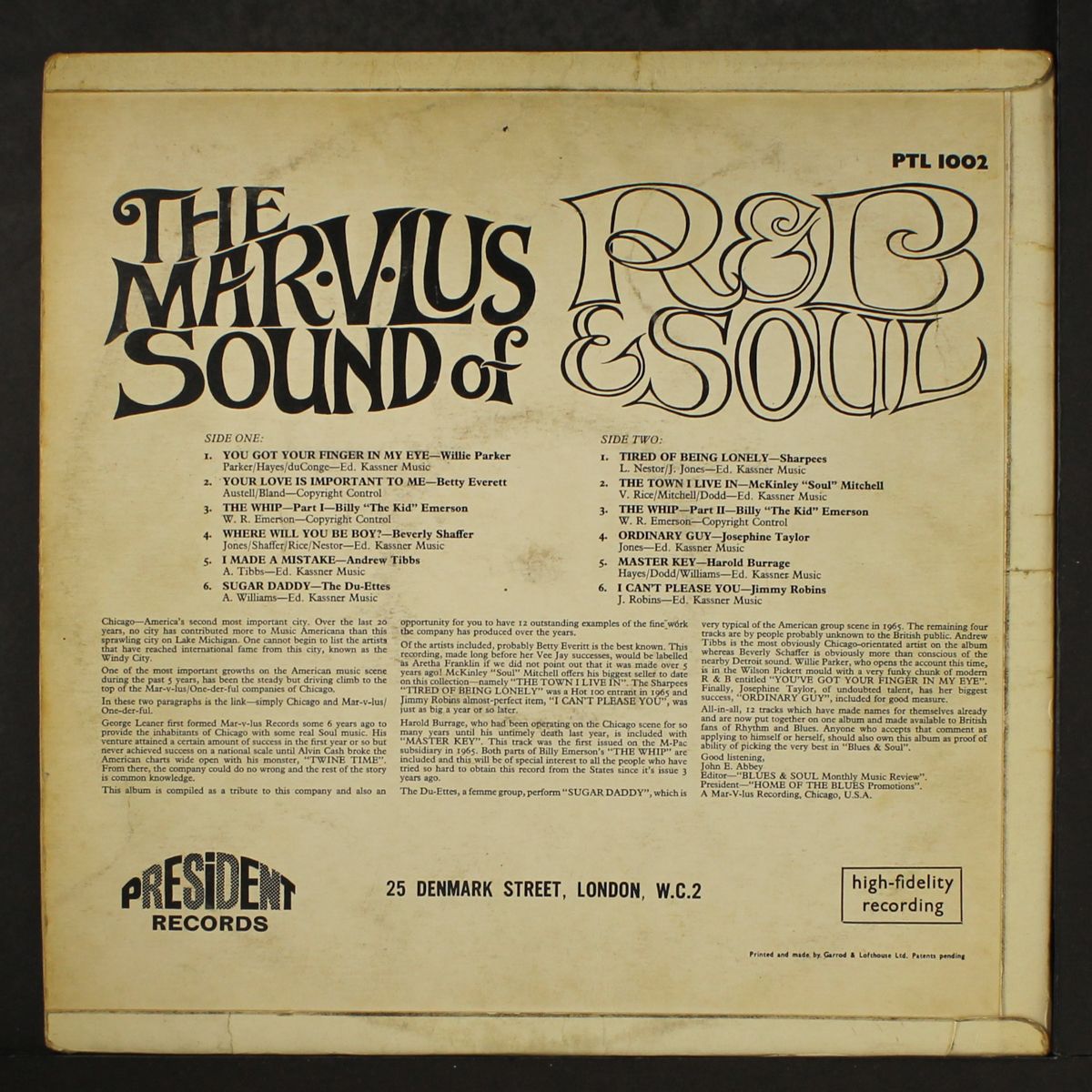 the mar-v-lus sound of r&b soul by VARIOUS