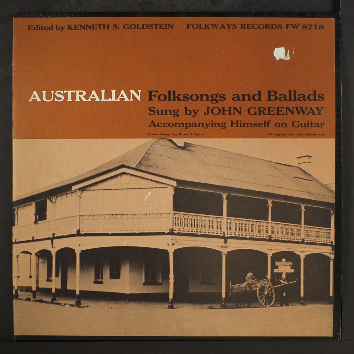 australian folksongs and ballads by JOHN GREENWAY