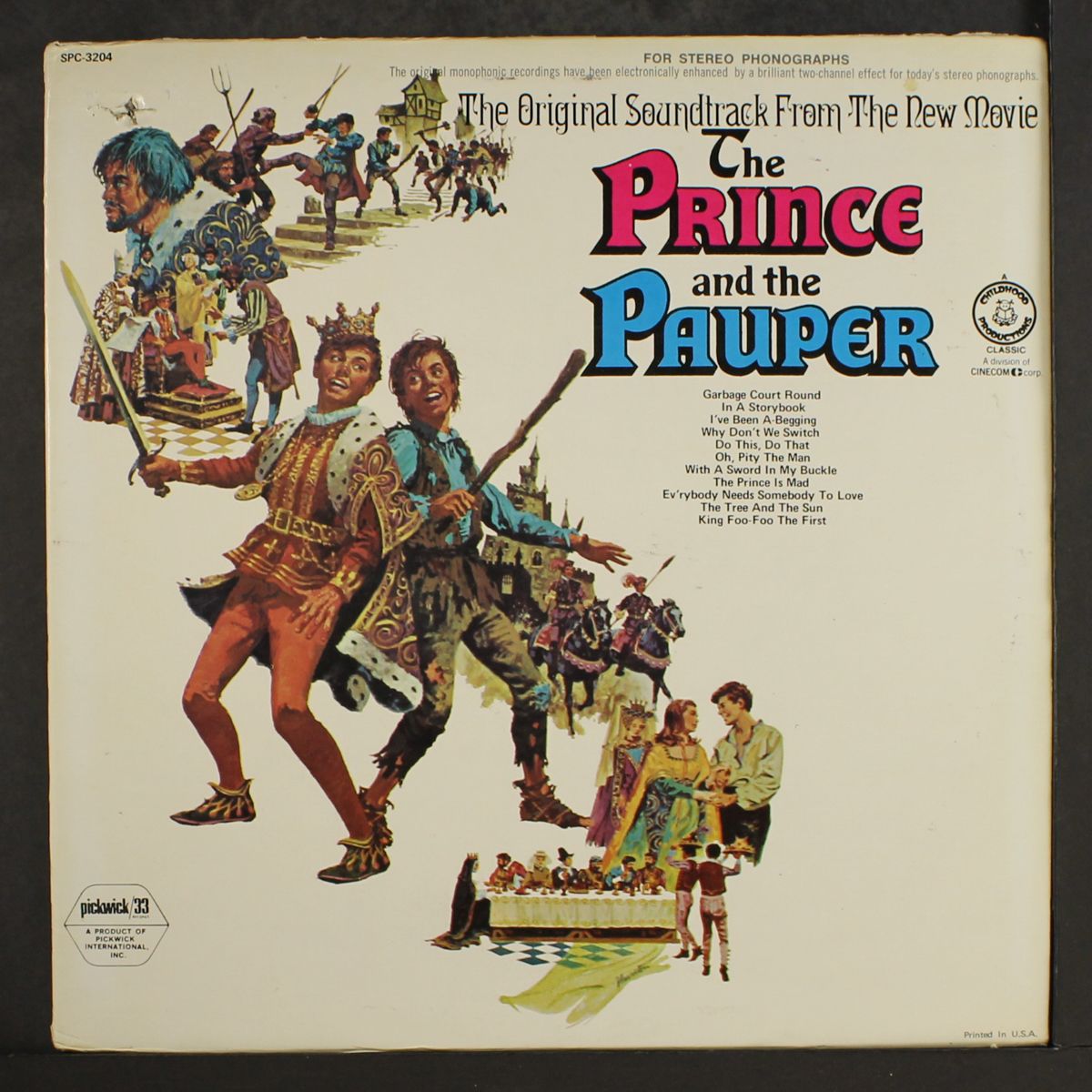 the prince and the pauper by SOUNDTRACK