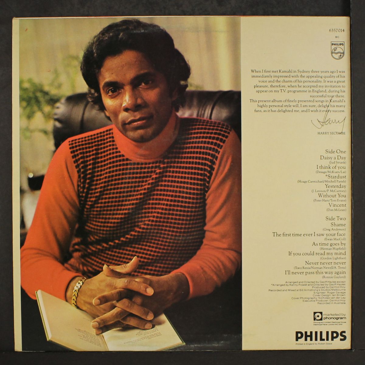 i think of you by KAMAHL