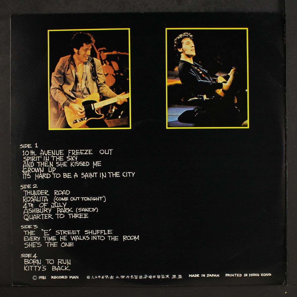 boss is back by BRUCE SPRINGSTEEN