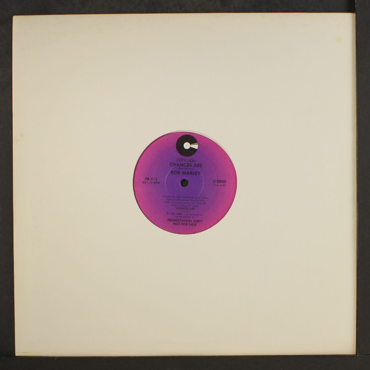 chances are / same by BOB MARLEY