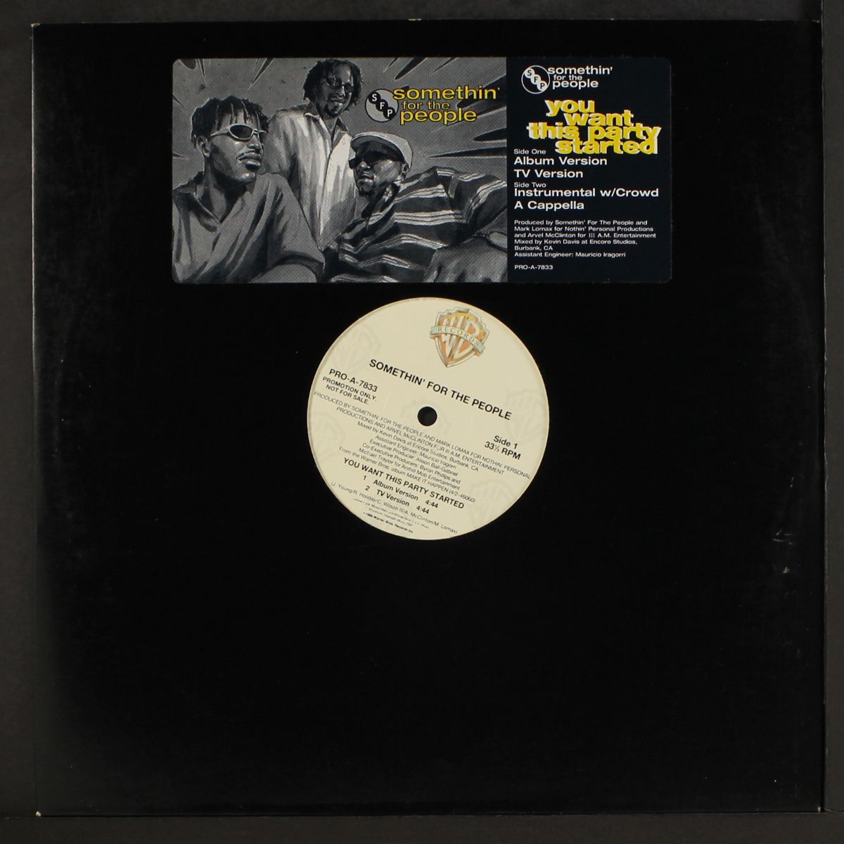 you want this party started / instro by SOMETHIN' FOR THE PEOPLE