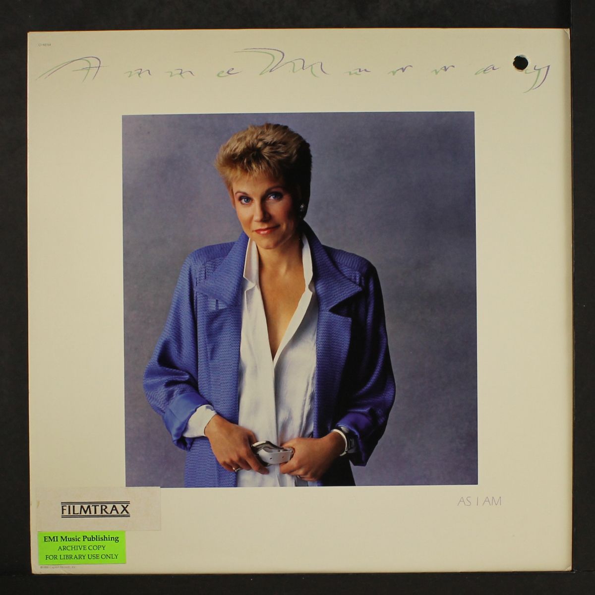 as i am by ANNE MURRAY