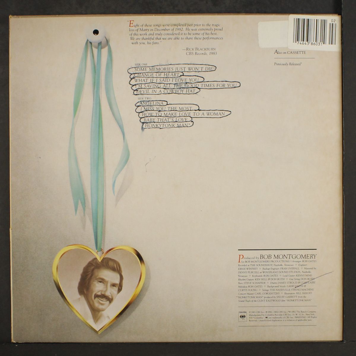 some memories just won't die by MARTY ROBBINS