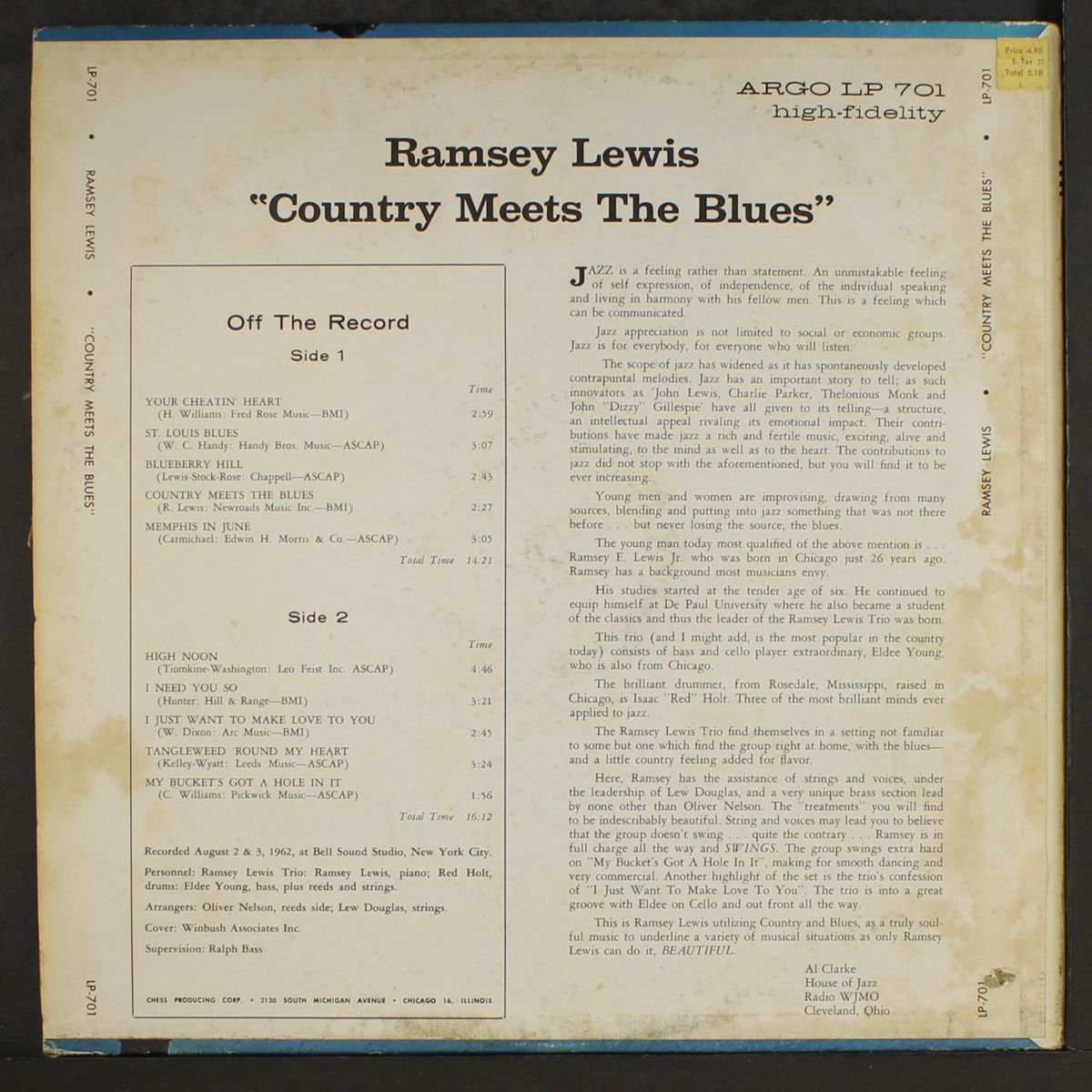 country meets the blues by RAMSEY LEWIS