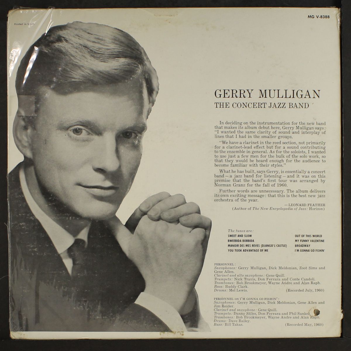 the concert jazz band by GERRY MULLIGAN