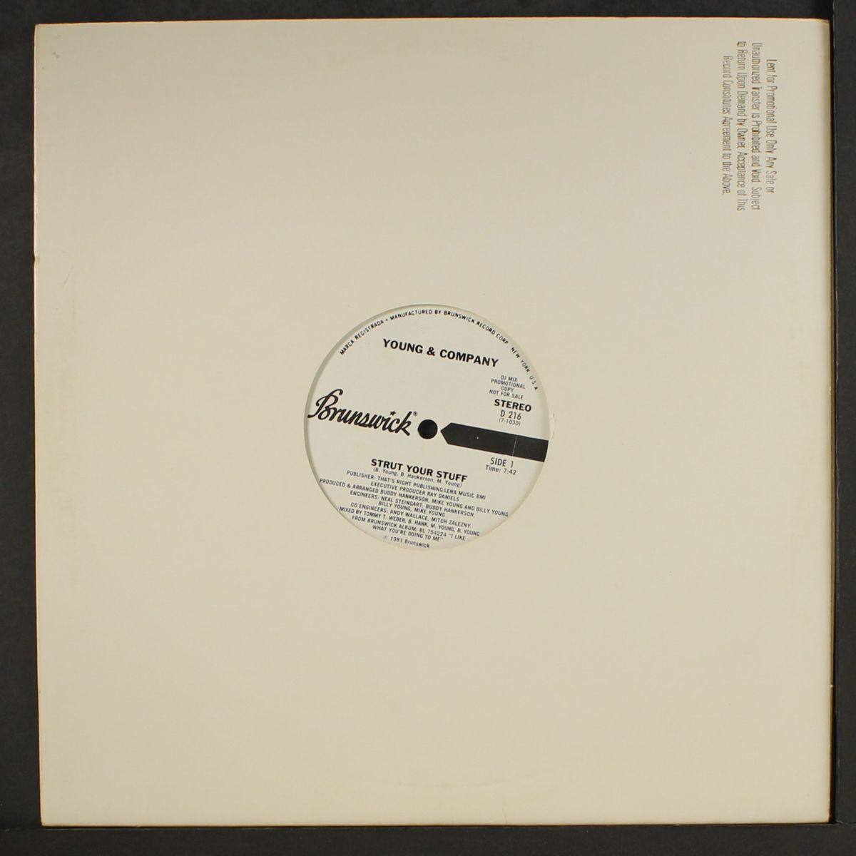 strut your stuff / same by YOUNG & COMPANY