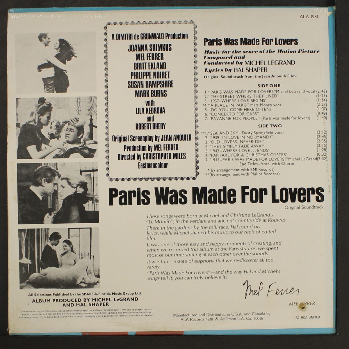 paris was made for lovers by SOUNDTRACK