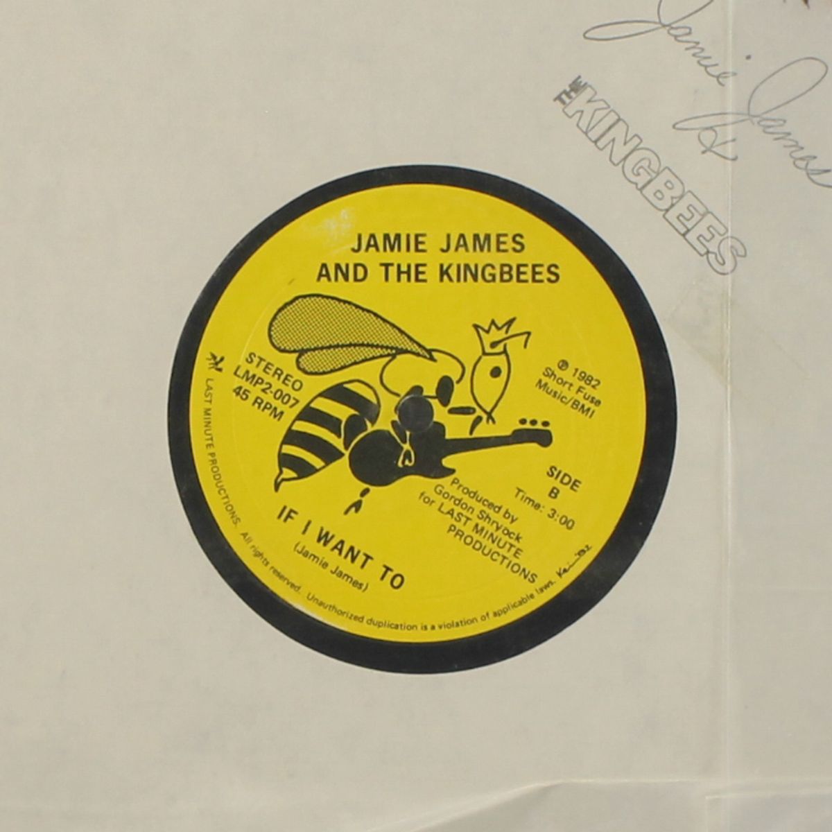 just like that / if i want to by JAMIE JAMES & KINGBEES