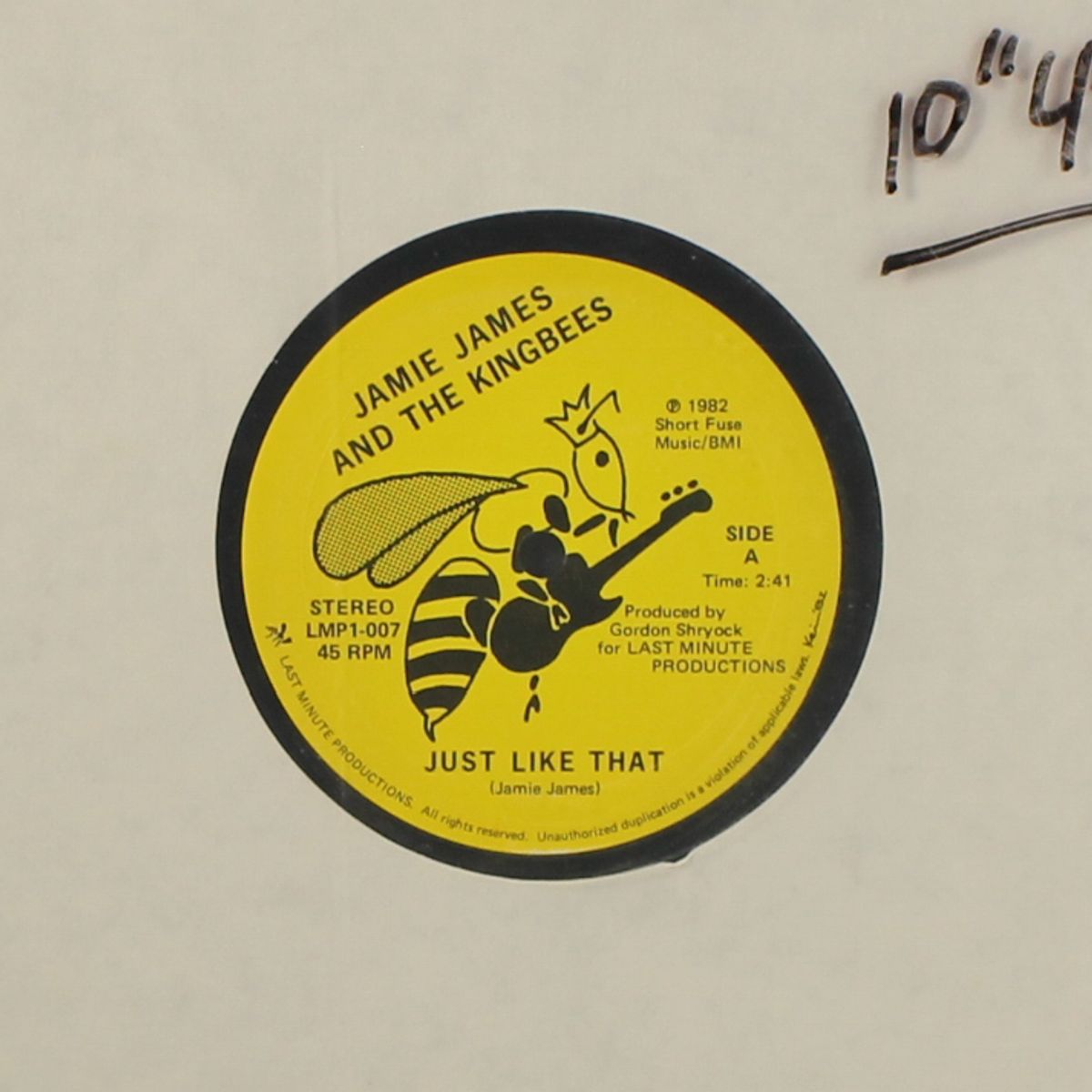 just like that / if i want to by JAMIE JAMES & KINGBEES