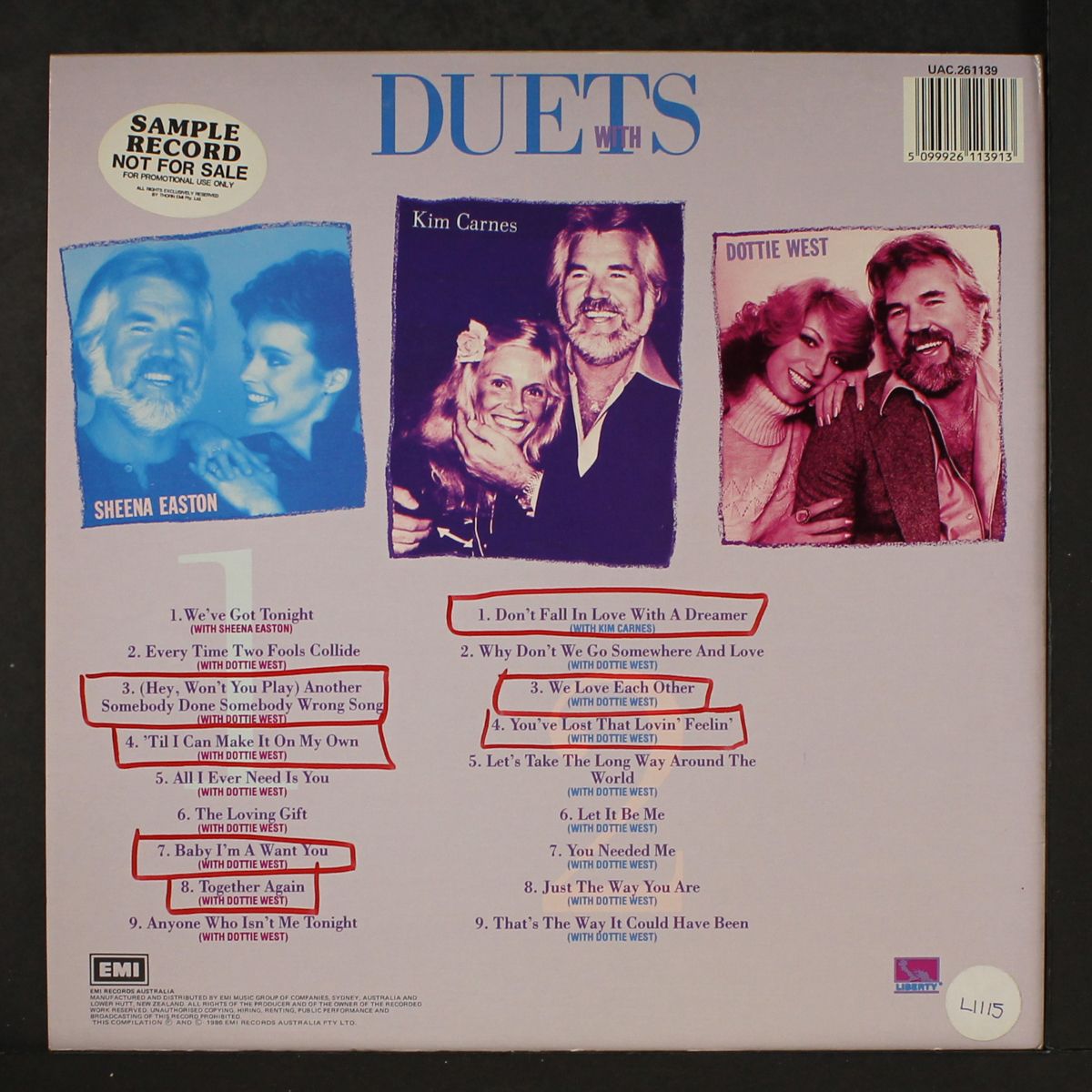 duets by KENNY ROGERS