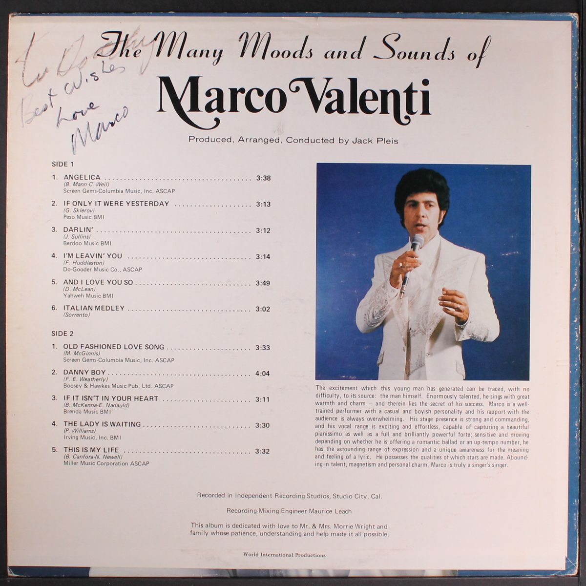 the many moods and sounds of by MARCO VALENTI