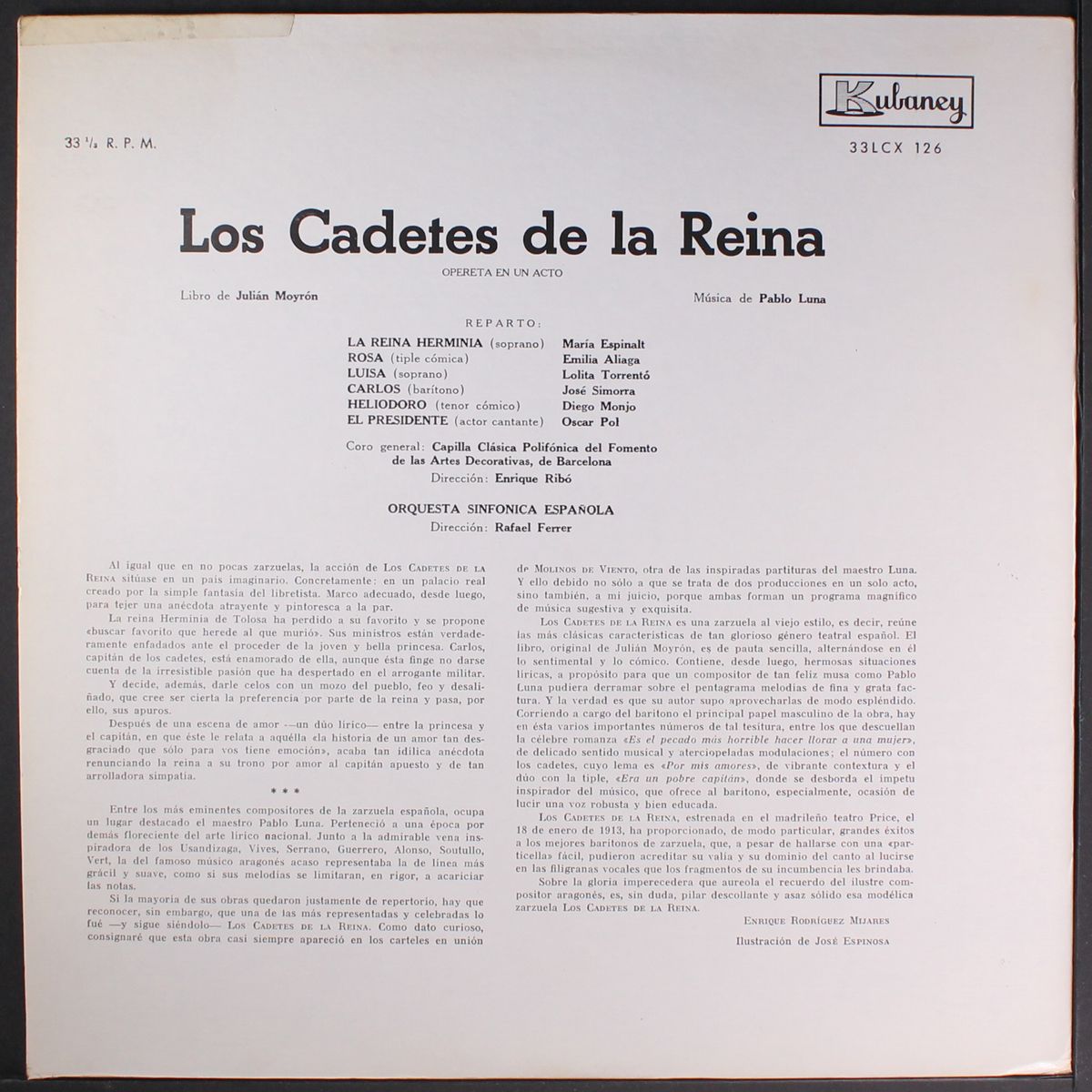 los cadetes de la reina by PABLO LUNA