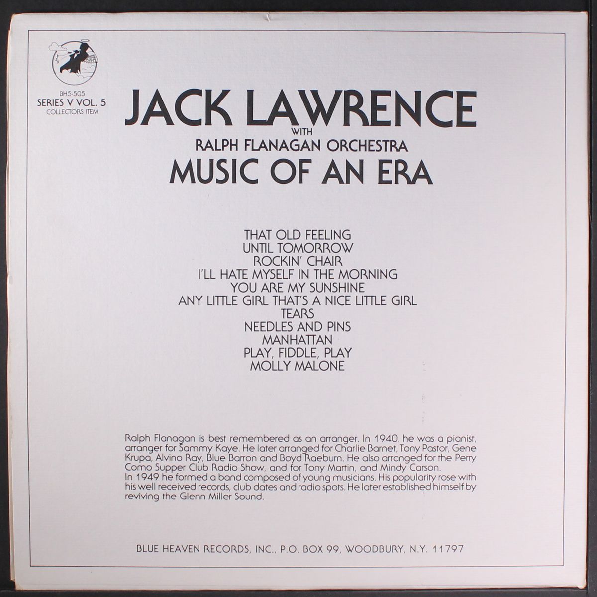 that old feeling- music of an era vol 5 by JACK LAWRENCE