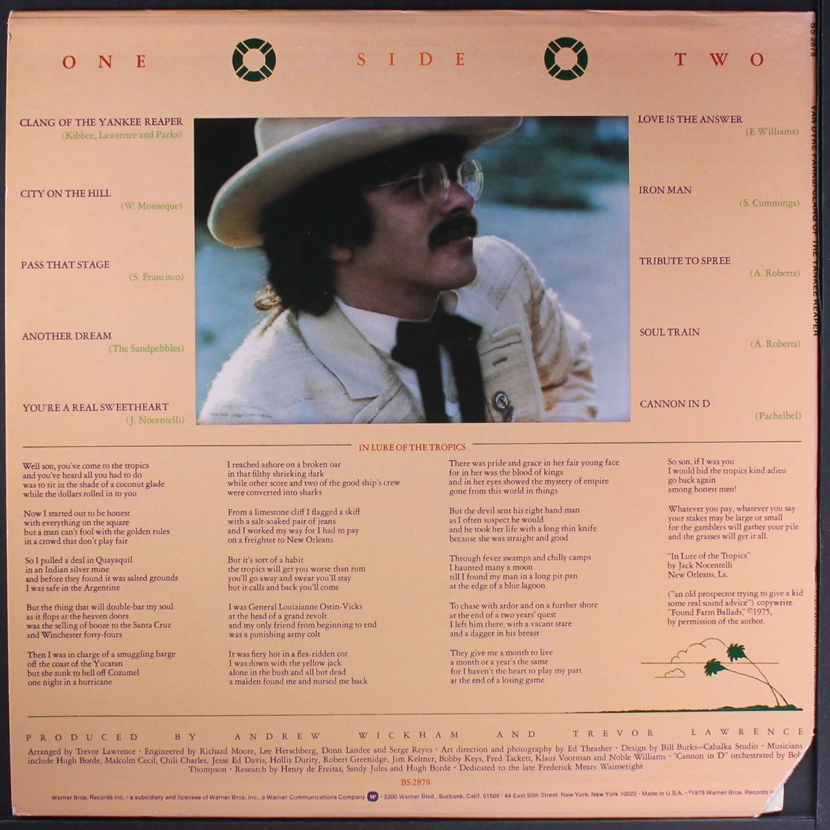 clang of the yankee reaper by VAN DYKE PARKS