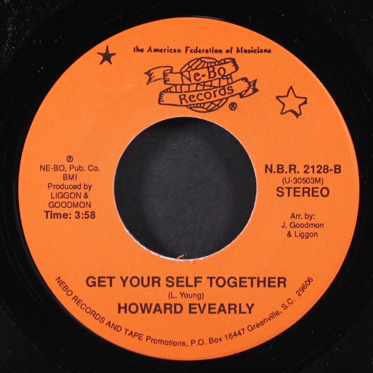 get yourself together / end of the rainbow by HOWARD EVEARLY