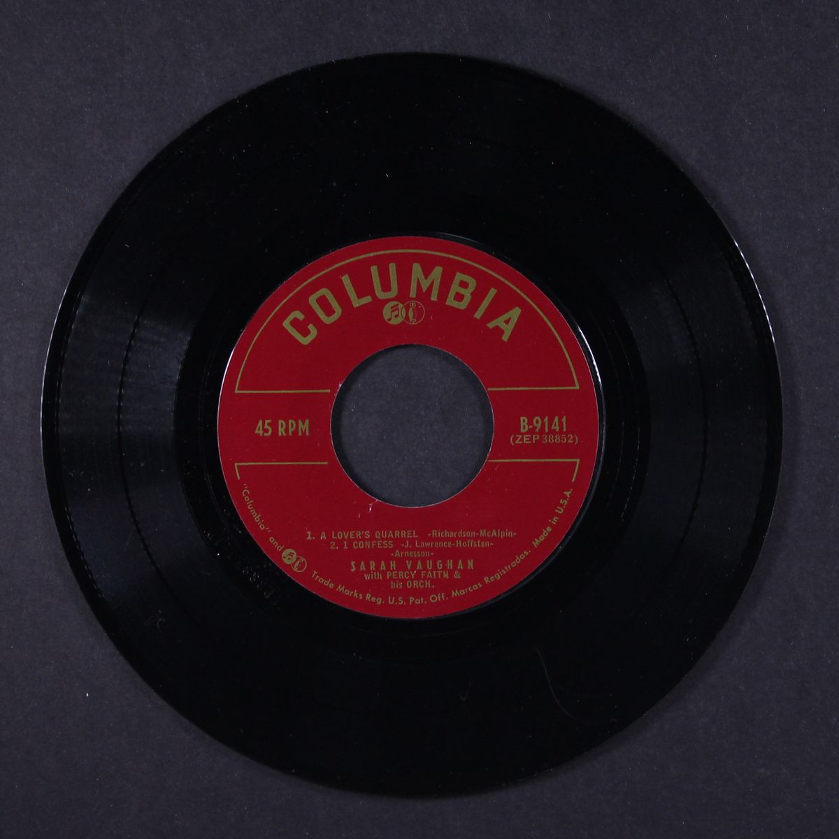 linger awhile by SARAH VAUGHAN