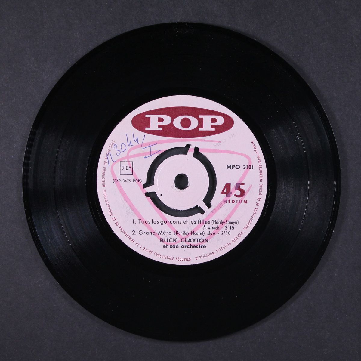 tous les garcons et les filles by BUCK CLAYTON