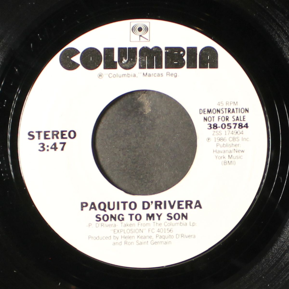 song to my son / same by PAQUITO D'RIVERA