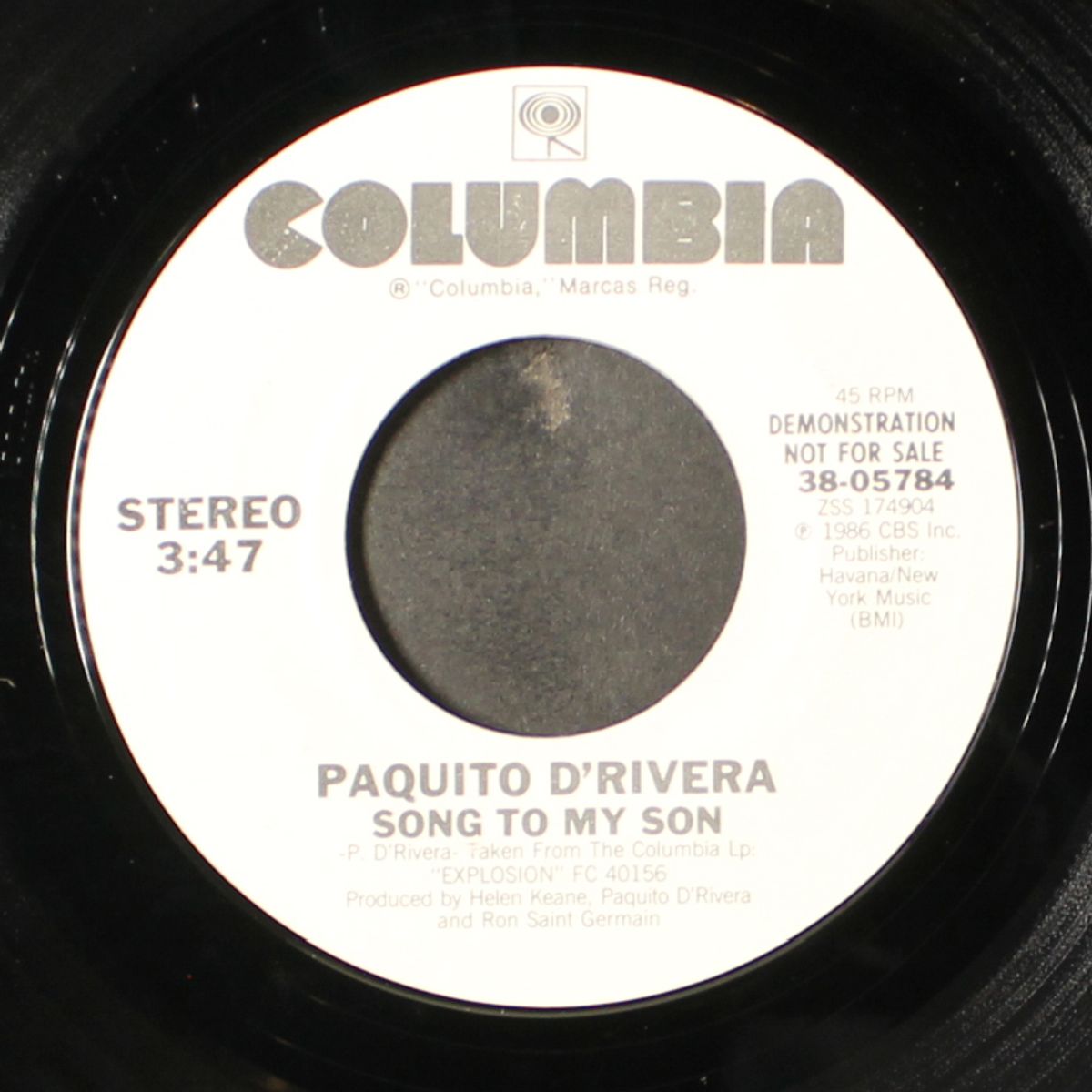 song to my son / same by PAQUITO D'RIVERA