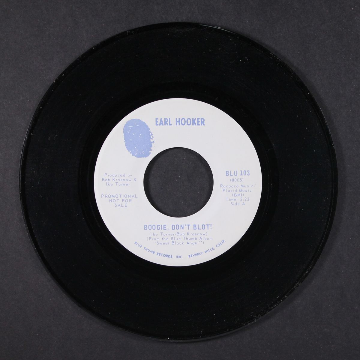 boogie don't blot by EARL HOOKER