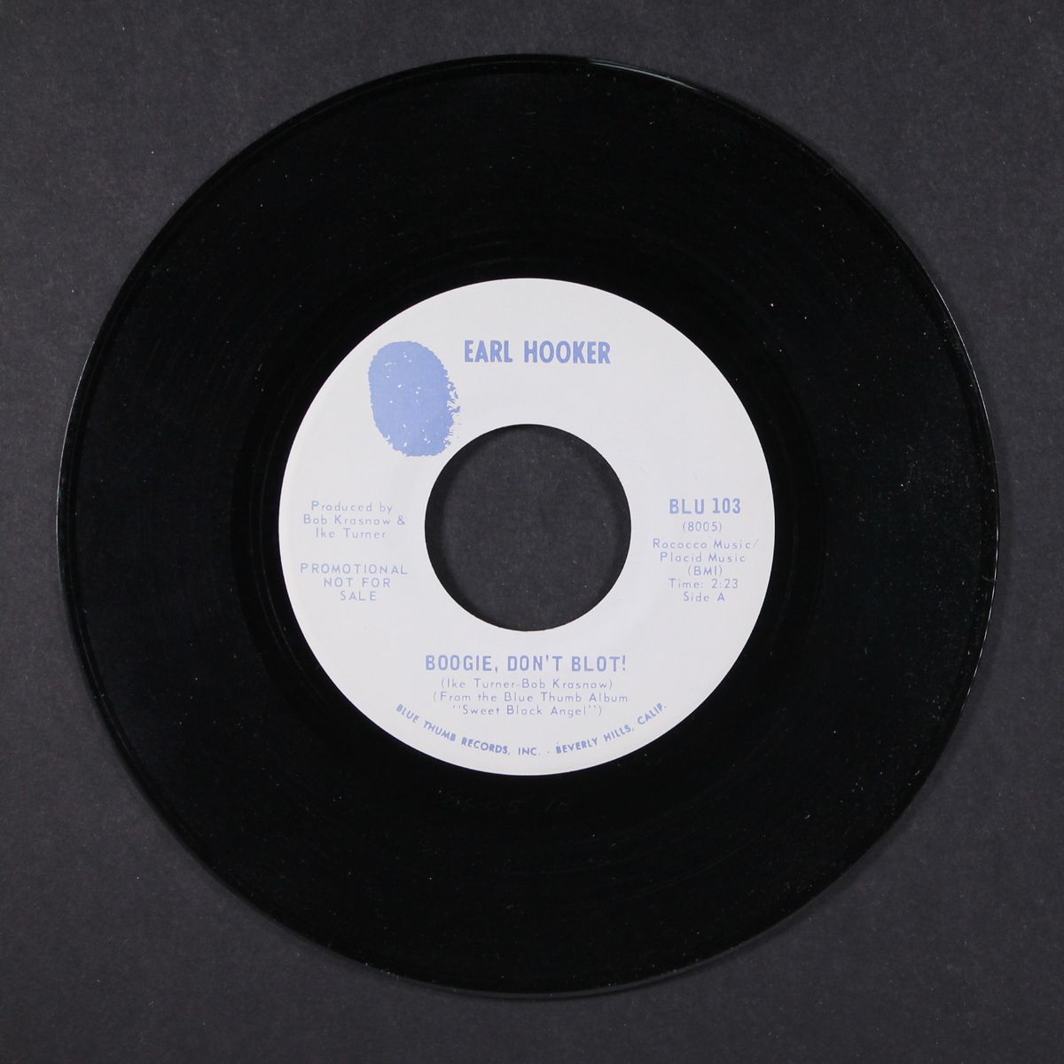 boogie don't blot by EARL HOOKER