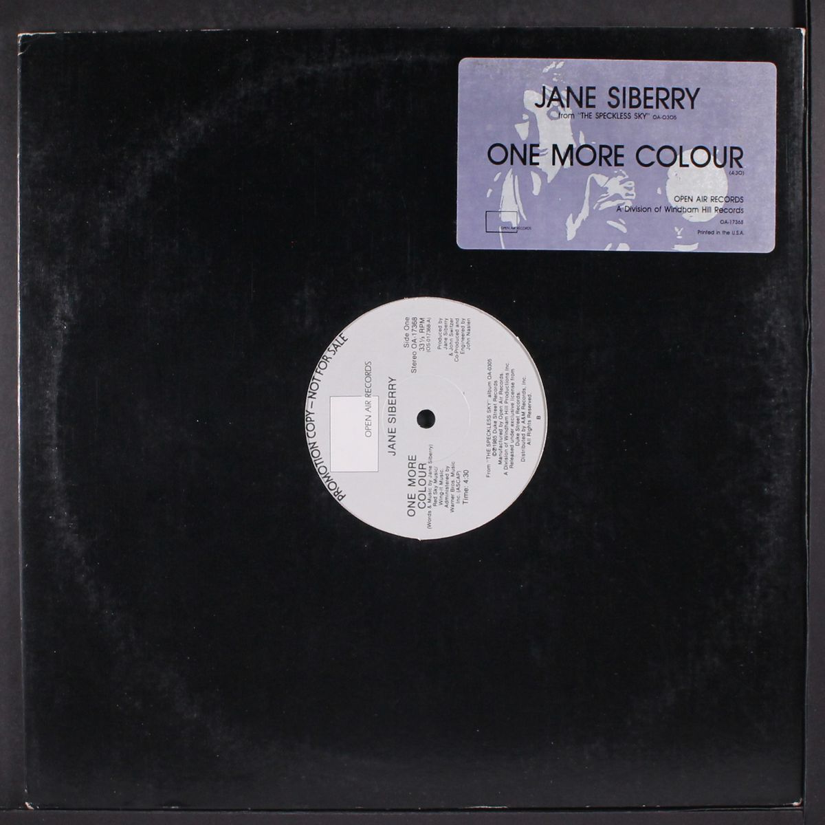 one more colour / same by JANE SIBERRY