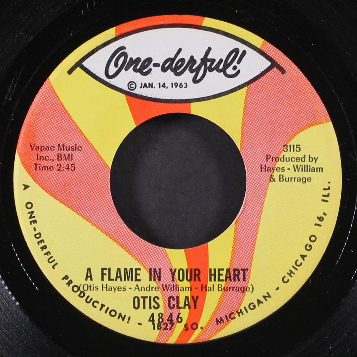 it's easier said, than done / a flame in your heart by OTIS CLAY