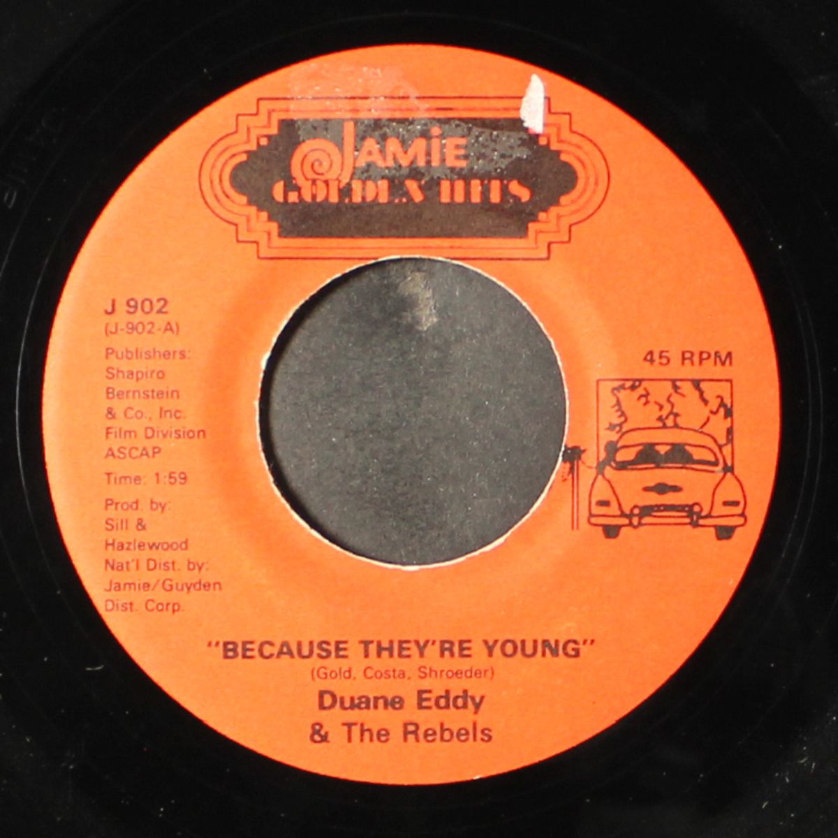 because they're young / the lonely one by DUANE EDDY & REBELS