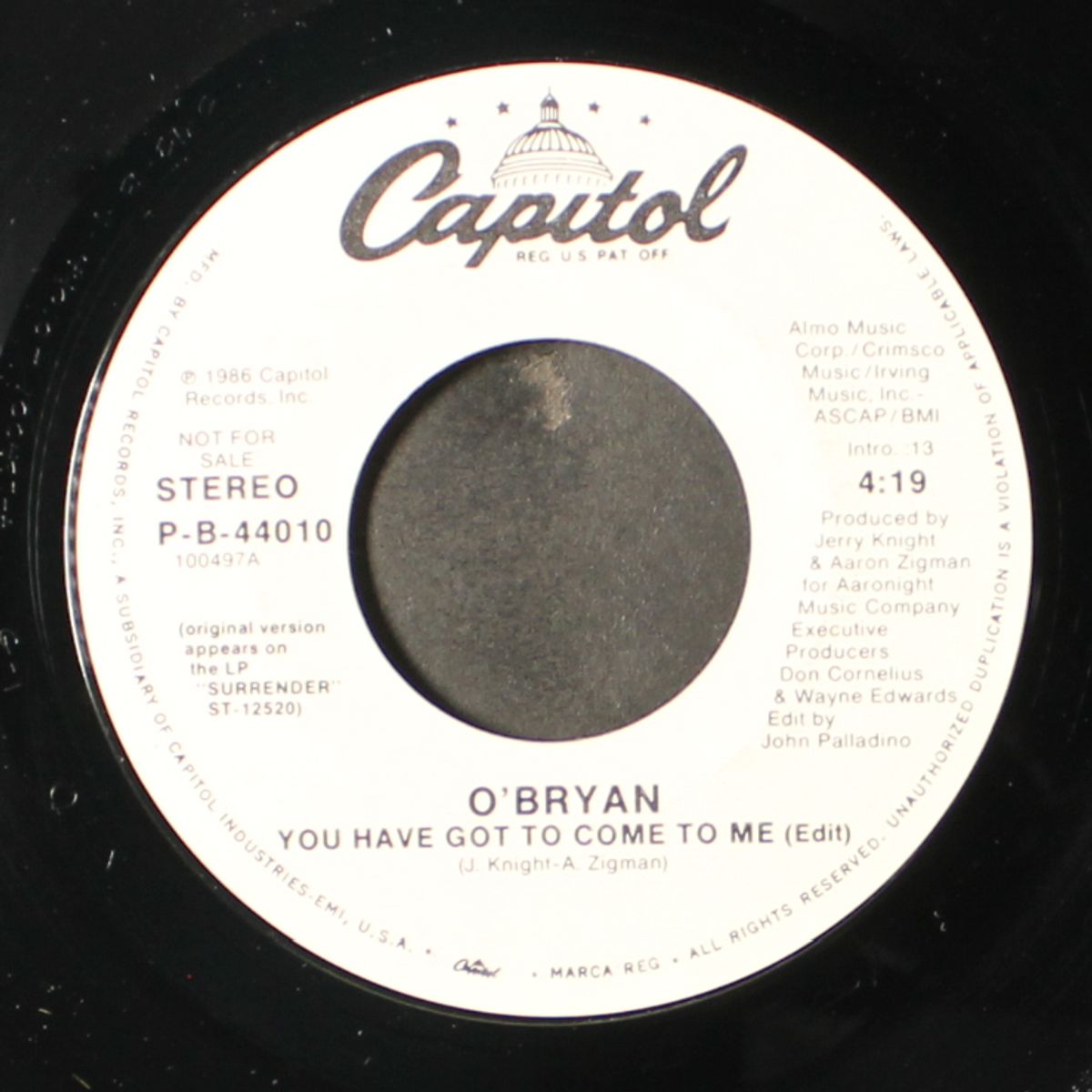 you have got to come to me / same by O'BRYAN