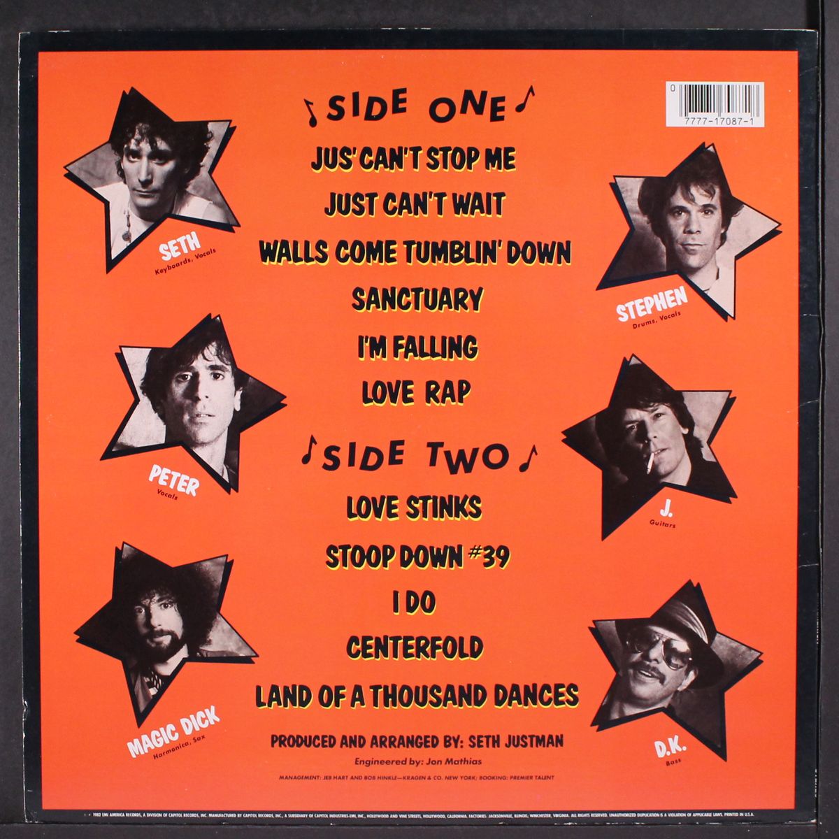 showtime by J. GEILS BAND