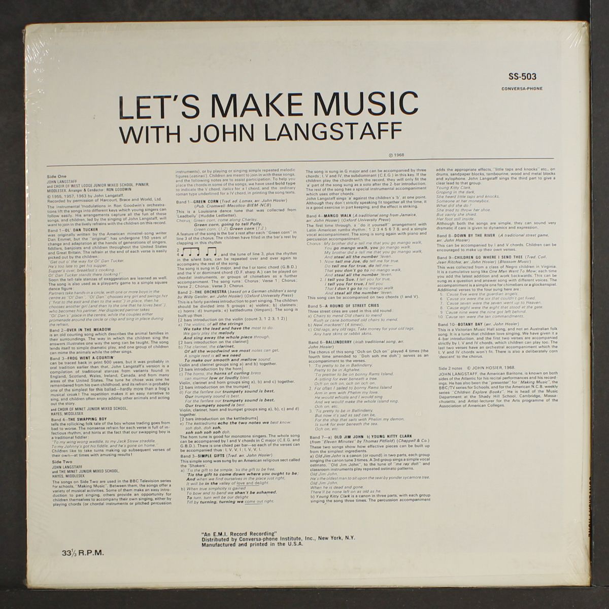 let's make music by JOHN LANGSTAFF
